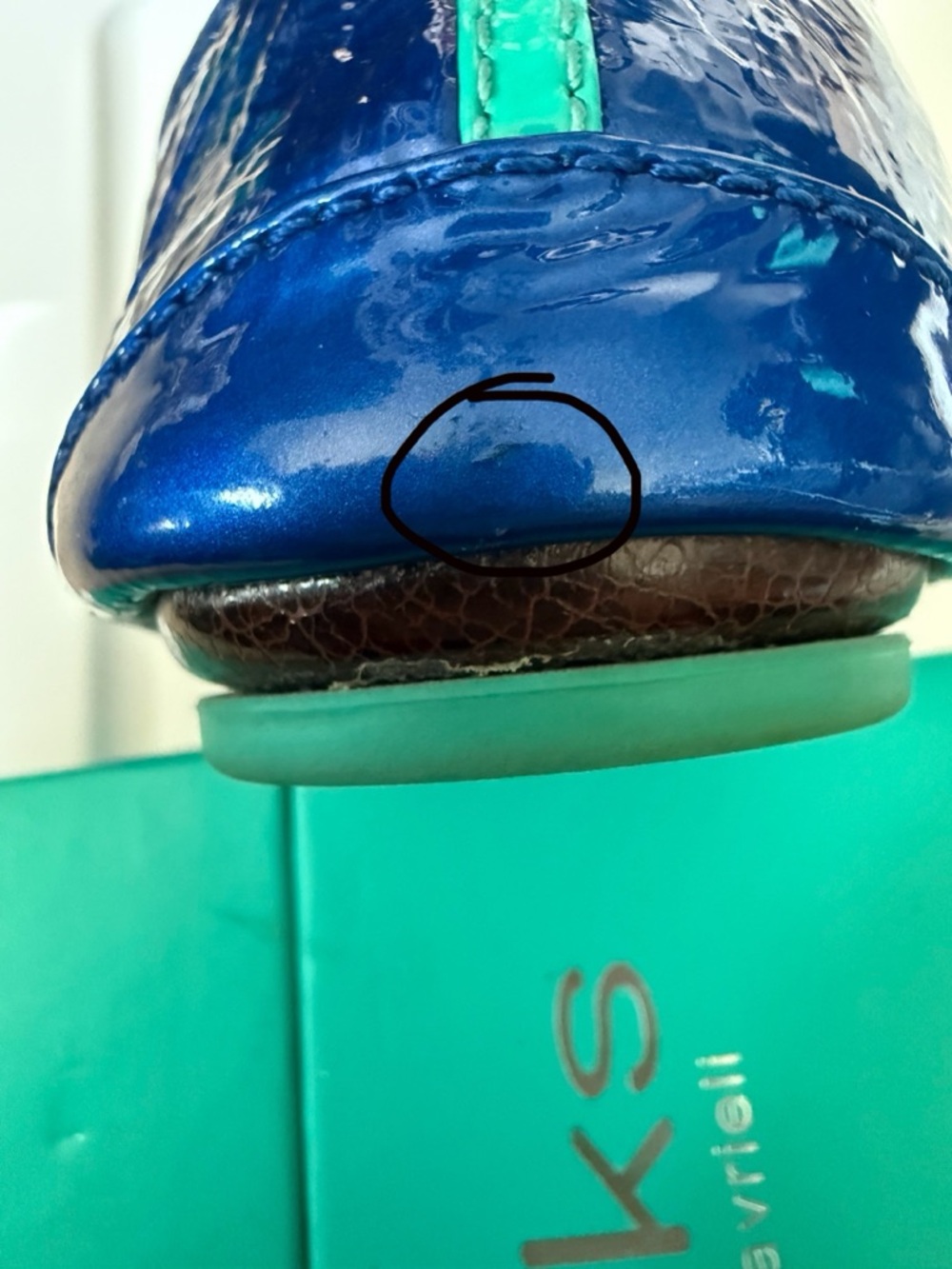 Tieks by Gavrieli Sapphire Blue Ballet Flats 7 - Picture 7 of 9